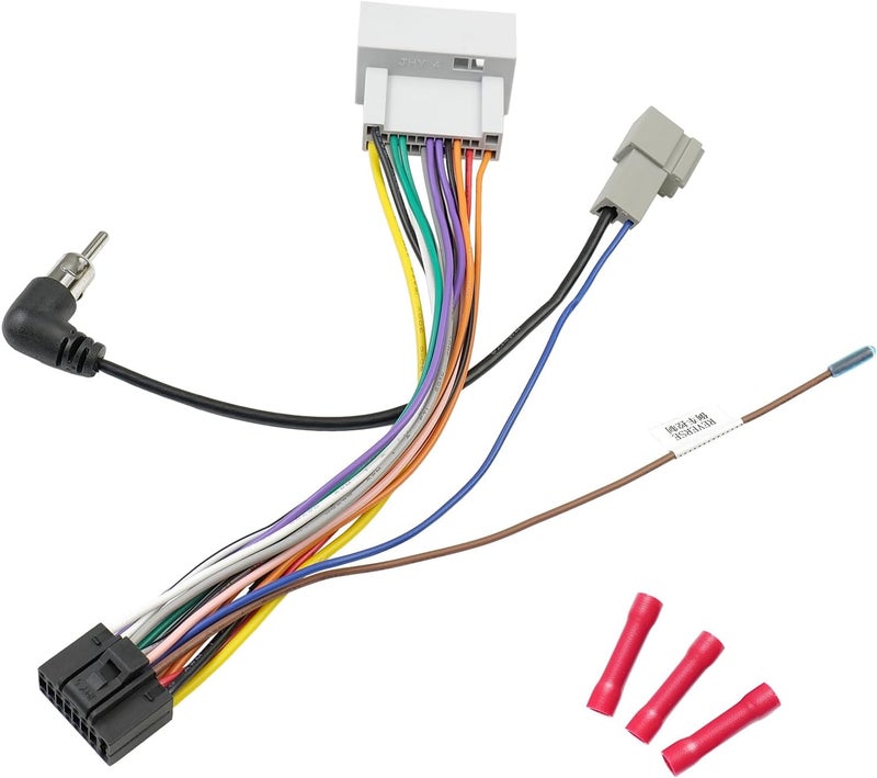 Jayubien 24Pin Radio Stereo Wiring Harness Kit for Honda and Acura Vehicles - Image 1