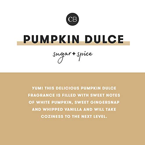 Capri Blue Holiday Mercury Jar Candle - Soy Blend - Fall Candles for Home Scented with White Pumpkin, Nutmeg & Vanilla - Pumpkin Candle for Fall Decor - Signature (Pumpkin Dulce, 19 oz) - Image 3