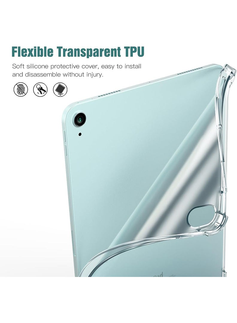 Theodor Clear Case For Apple Air 11-Inch M3 2025/ M2 2024, iPad Air 5/4 (2022/2020 5th/4th Gen 10.9-Inch), Shock-Absorption TPU Cover with Reinforced Corners, Soft Flexible & Clear Protective Bumper Case  - Image 4