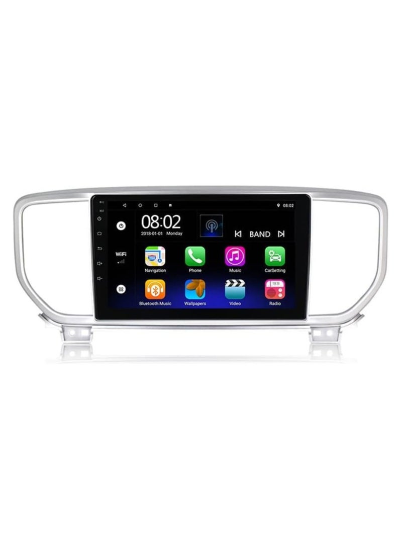 Android Car Stereo for Kia Sportage 2019 2020 2021 6GB RAM 128GB ROM Support SIM Card, Apple Carplay, MirrorLink WiFi BT, 9 Inch IPS Touch Screen with AHD Camera Included - Image 1