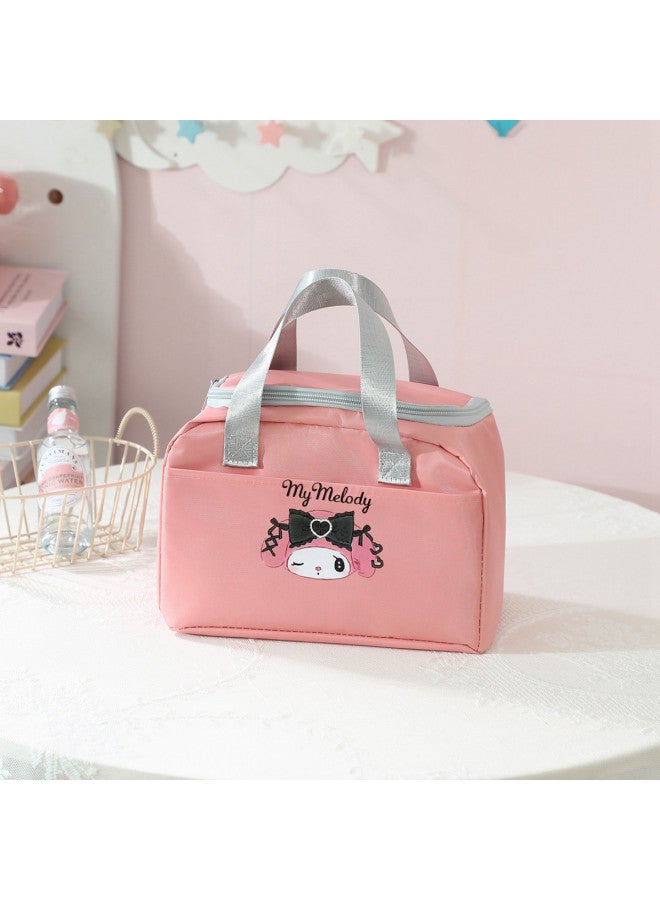 Cartoon Insulated Lunch Box Bag, Large Capacity Satchel Lunch Bag, Thickeneded Waterproof Lunch Bag, Hand-carrying Mommy Bag Cosmetics Bag