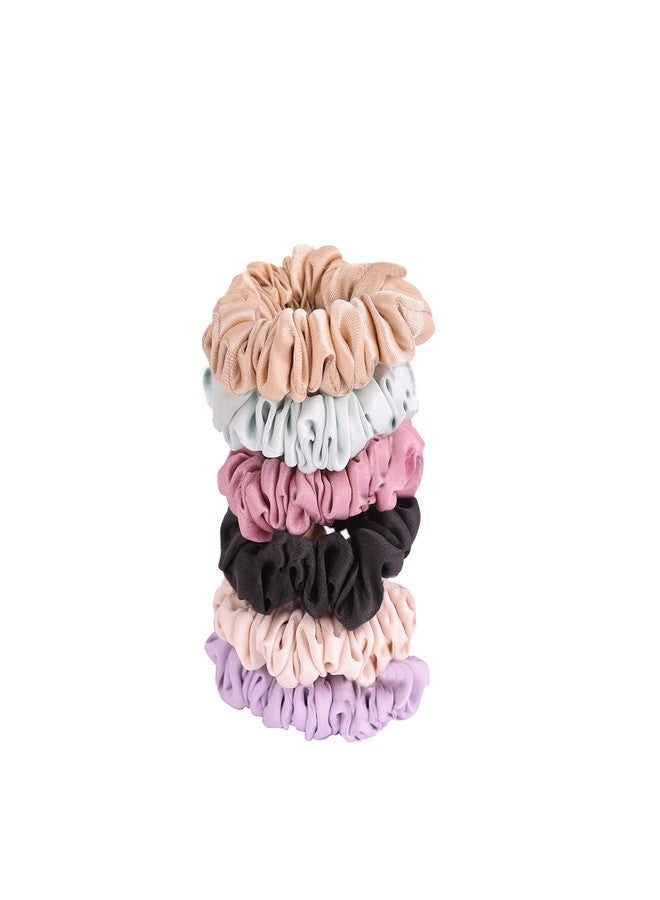 MASQ by Q-One Hair Accessories, Handmade Scrunchies stretchy/elastic/Chouchou/Hair Bands for Women, Girls with Elastic. (Skinny, Multicolor) - Image 4