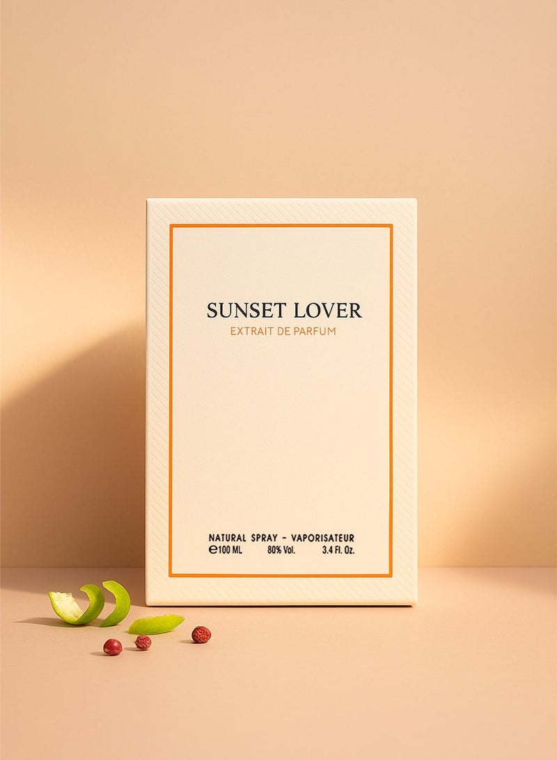 Hermoso Sunset Lover Extrait de Parfum 100ml | Long Lasting Perfume for Men with Woody & Amber Notes - Image 3
