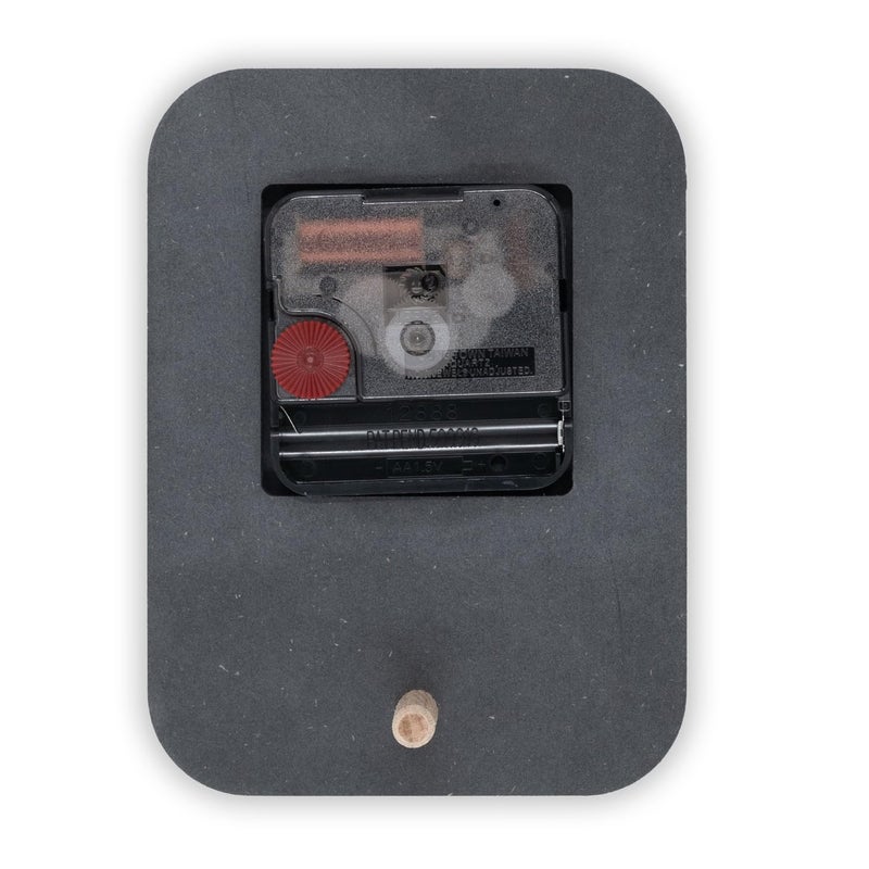 COMMA Aura Desk Shelf Clock Size 135cm X 10cm 531inch X 393 Wooden Analog Table Clock Battery Operated Composite Material Black - Image 3