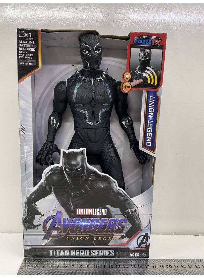 12 Inch Toy Action Figure-Color:21008-6 Black Panther - Image 1