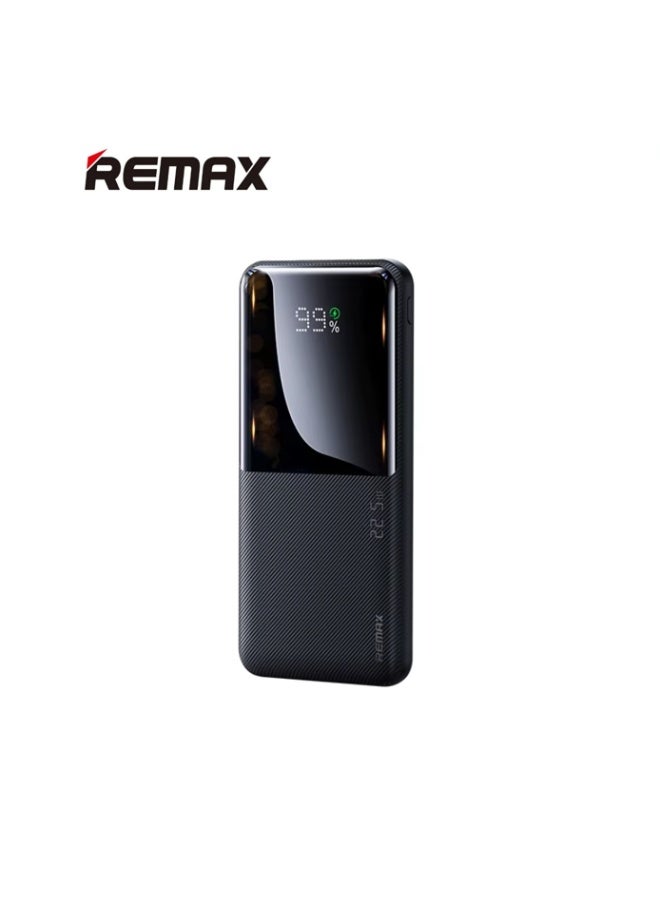 ريماكس بنك طاقة محمول من REMAX RPP-622 بسعة 10000 مللي أمبير، يدعم الشحن السريع PD+QC بقدرة 20 واط/22.5 واط - أسود - Image 2