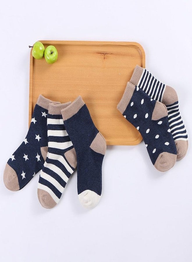 IBA ISBA COLLECTIONS Baby Cotton Blend Printed Socks, Pack of 5 (2-3Years) - Image 3