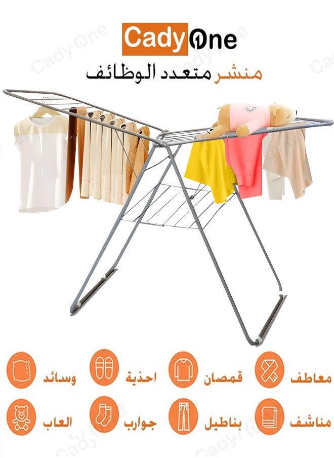 Cady One Steel laundry rack and clothes drying rack, 110*110*90 cm  - Image 1
