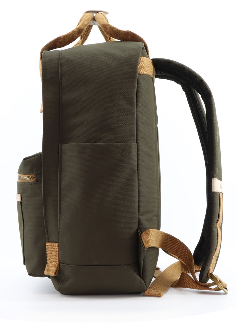 NATIONAL GEOGRAPHIC National Geographic LEGEND Large Backpack Khaki For Men And Women, Durable Water Resistant Padded Laptop Casual Daypack, Bag For School College Office Leisure Outdoor Travel  - Image 3