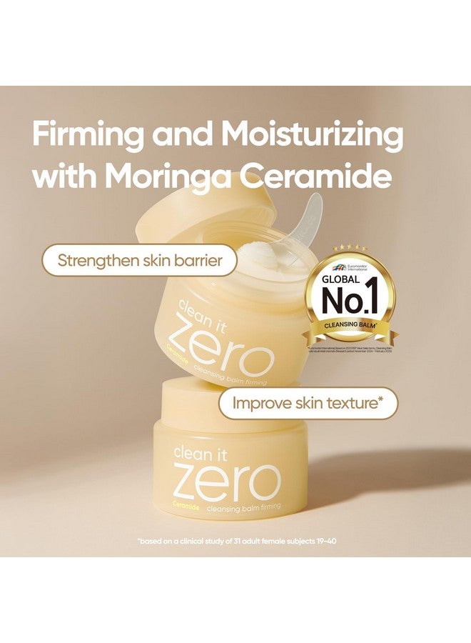 BANILA CO Clean it Zero Firming Cleansing Balm | Korean Makeup Remover, Cleansing Oil to Soothe and Moisturize Skin | Vegan | Made with Moringa Ceramide and Panthenol (100ml/3.38 fl.oz) - Image 1