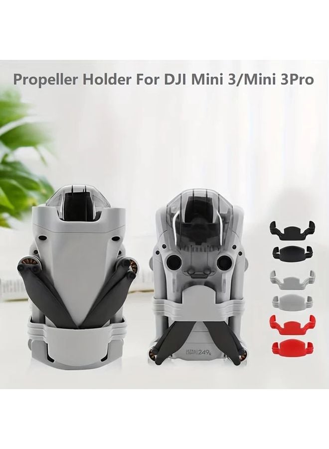 Gray Propeller Holder And Guard Strap For DJI Mini 4 Pro Mini 3 Pro Drone - Image 2