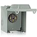 WELLUCK RV Power Outlet Box 50A 125250V NEMA 1450R Receptacle Enclosed Lockable Weatherproof Plug for Travel Trailer RV Camper Generator Temporary Hookup - Image 2