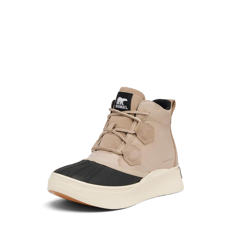 SOREL Women's Out N About lV Classic Waterproof Boot - Omega Taupe, Black - 9.5 - Image 1
