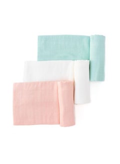 Anvi Baby Set of 3 Organic Bamboo Swaddle Pastel Perfection  - Image 1