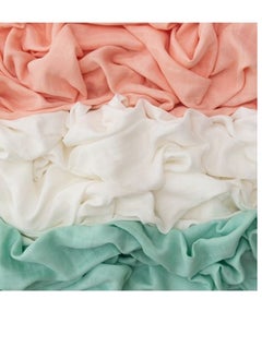 Anvi Baby Set of 3 Organic Bamboo Swaddle Pastel Perfection  - Image 3