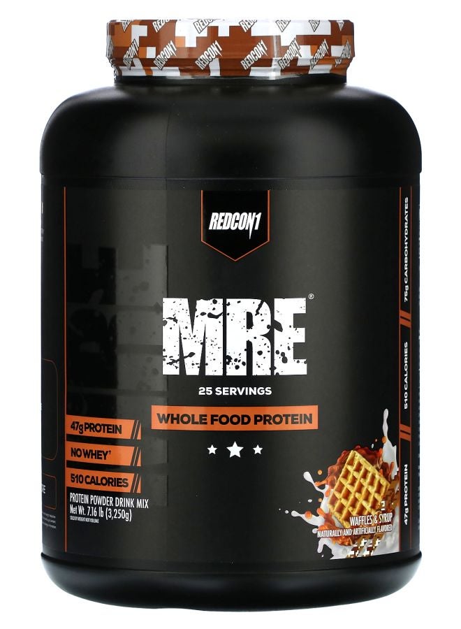 REDCON1 MRE Whole Food Protein Waffles & Syrup 7.16 lb (3250 g)
