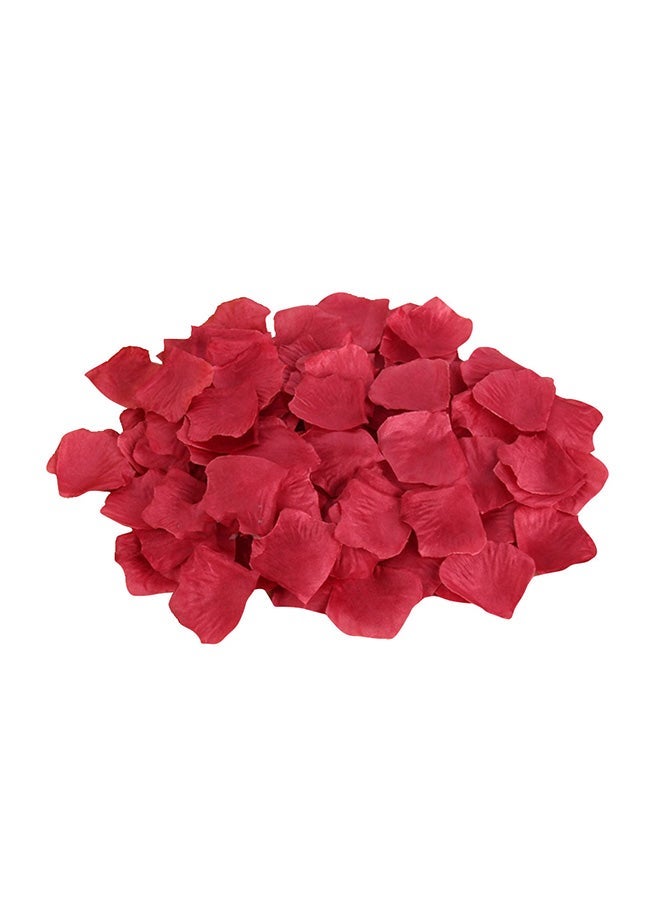 Artificial Rose Petals, Red Silk Flower Petals for Romantic Events, Wedding Decoration, Valentine's Day, Anniversary & Party Table Scatter - Image 1