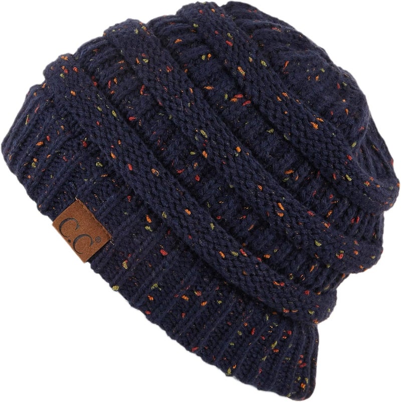 Cc Trendy Warm Chunky Soft Stretch Cable Knit Beanie - Image 1