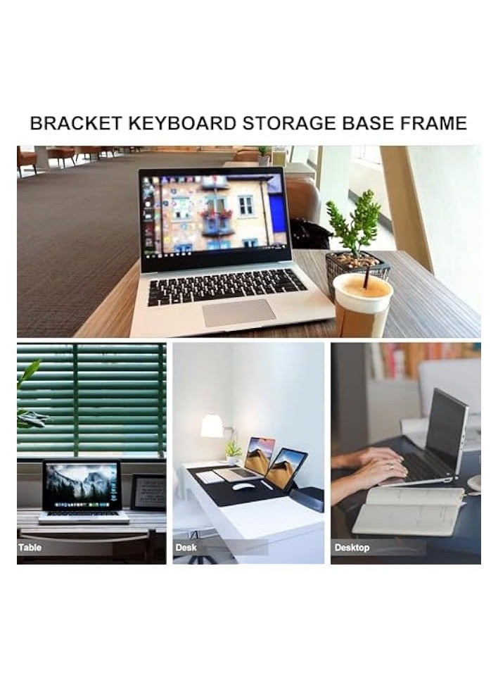 PROMASS Monitor Stand Riser, Ergonomic Height Bamboo Wood Desktop Riser Organizer, PC/Laptop/TV/Printer Monitor Stand for Home Office Use - Image 5