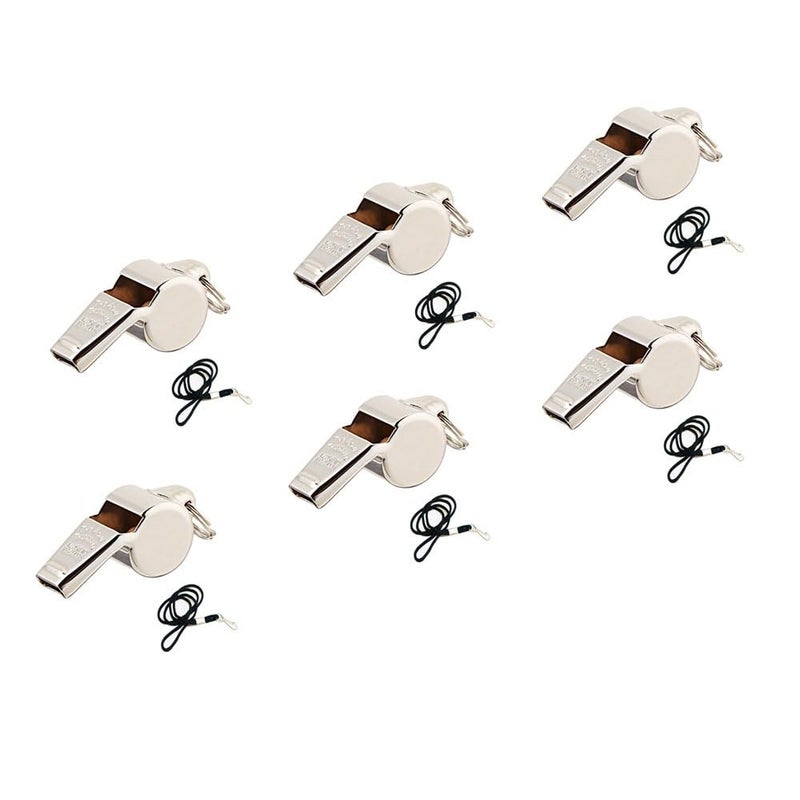 Canbee Premium Brass Whistle for Sports, Safety, and Training | Durable Metal Whistle with Loud Sound | Ideal for Coaches, Referees, Lifeguards, Dolphin Training Whistle and Outdoor Activities (6) - Image 1