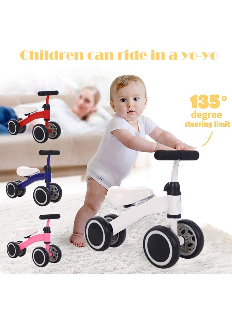 Kidle Baby Balance Bike, Tricycle for Kids, 4 Wheels Bicycle for Age 1-3 Years Boys and Girls Birthday Gift - Image 2