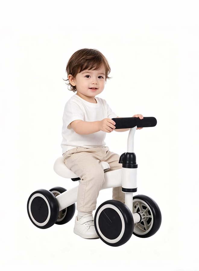 Kidle Baby Balance Bike, Tricycle for Kids, 4 Wheels Bicycle for Age 1-3 Years Boys and Girls Birthday Gift - Image 1