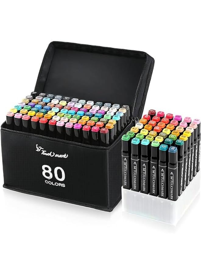 80 Colors Markers Pens - Image 1
