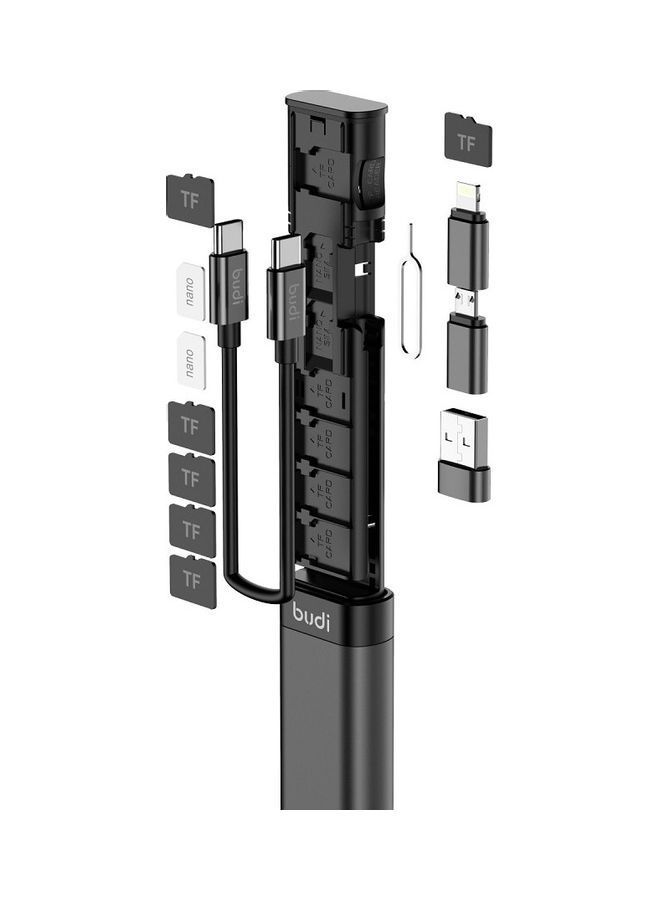 NIBEMINENT 9-In-1 Multi-Functional Cable Stick Black - Image 4