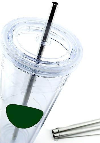 CocoStraw 2 Venti Stainless Steel CocoStraw Replacement Straws 2qty For Hot & Cold Travel Mug To-Go Drink Cups - Image 4