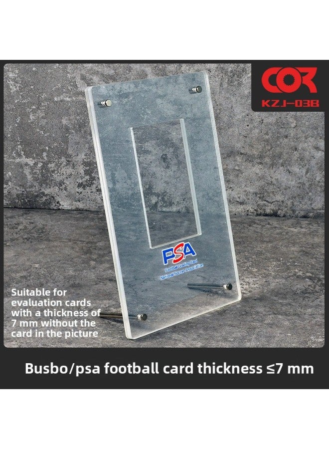 Game King PSA Baokemeng BGS Rating Card CCG Gongbo Card Star Card Exhibition Desktop Vertical Display Stand-Color:KZJ03B(PSA Football Card Thickness Within 7mm)  - Image 1
