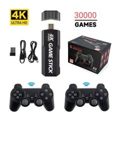 X2 Game Console HD 3D Dual Handle Portable video Game Console For Simulators with 30000 Classic Vedio Game 64GB and 4K Resolution