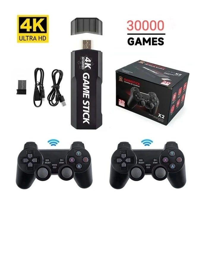 Generic - X2 Game Console HD 3D Dual Handle Portable video Game Console For Simulators with 30000 Classic Vedio Game 64GB and 4K Resolution - Image 1