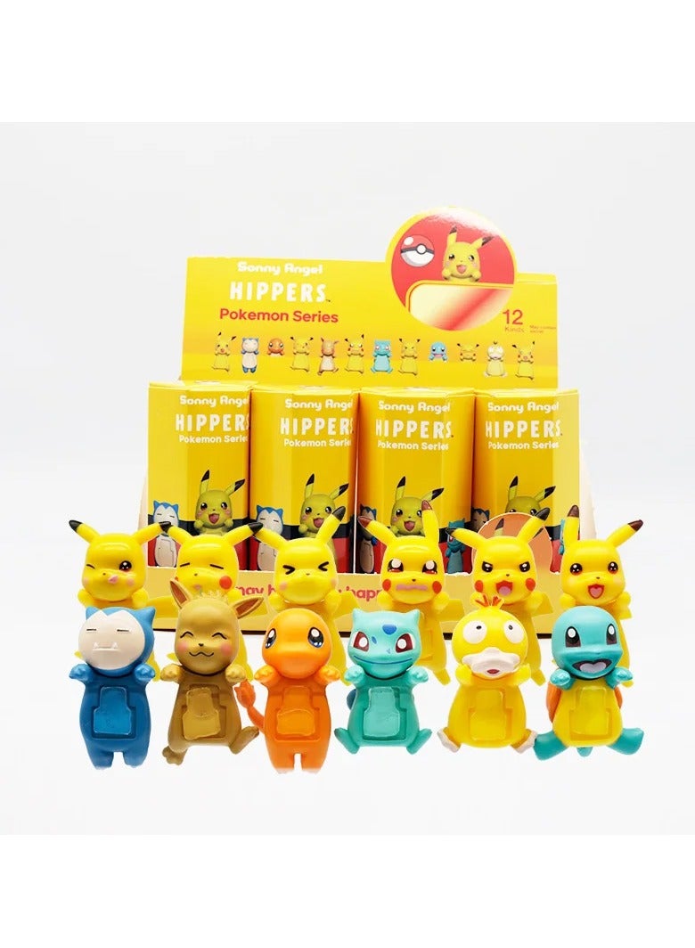 بوكيمون سلسلة بوكيمون هيبرز، قد يختلف الطراز، قطعة واحدة، ألوان متنوعة (صندوق أعمى)