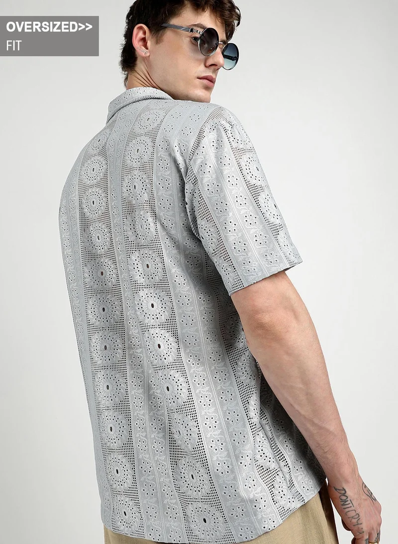 كامبوس سوترا قميص ماندالا كبير الحجم