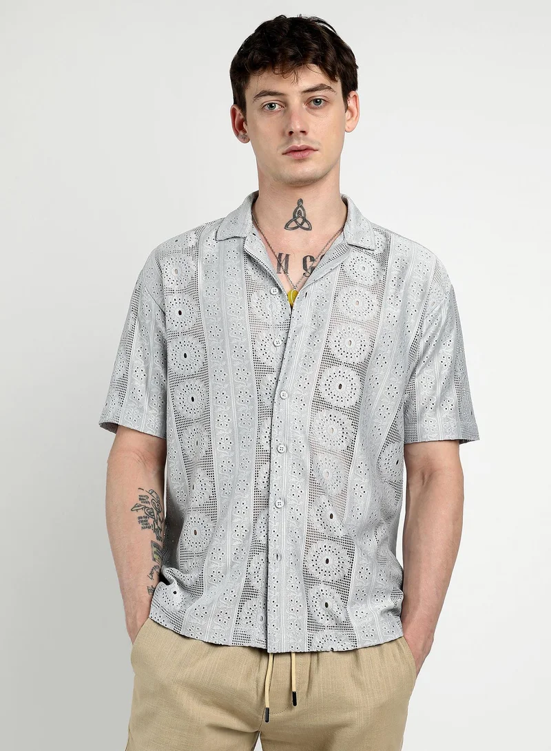 كامبوس سوترا قميص ماندالا كبير الحجم