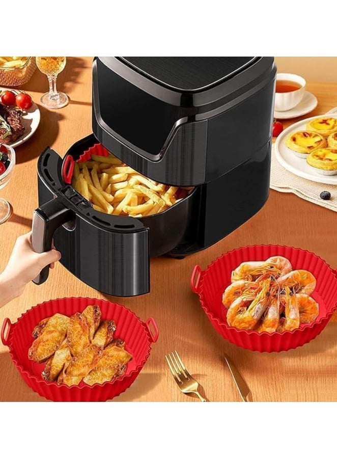 Spaceshoop 6 Pieces reusable air fryer silicone liners heat resistant non-stick air fryer basket for air fryer oven accessories - Image 4