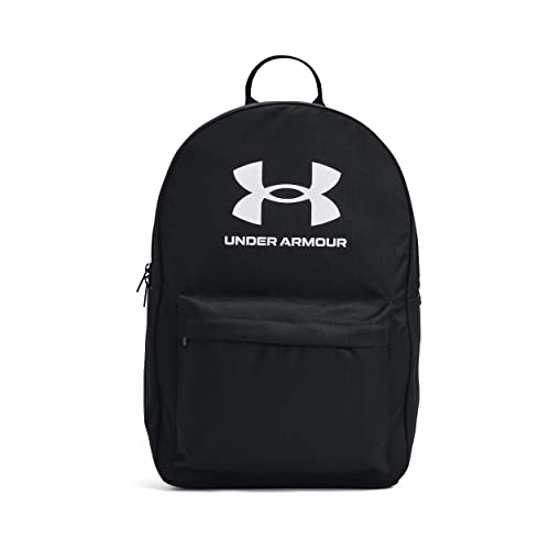 UNDER ARMOUR حقيبة ظهر أندر أرمور للجنسين لودون، سوداء (001)/بيضاء، مقاس واحد يناسب الجميع - Image 4