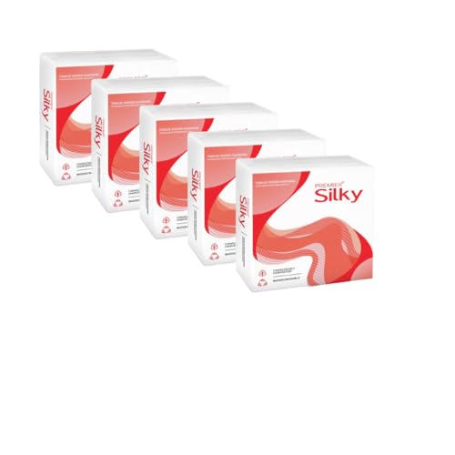 Premier Tissue Paper Silky Soft Napkins (450 Sheets) | Pack of 5 (90 Pulls Each) | Premium Facial & Kitchen Tissues | Soft, Strong, Absorbent | Daily Home & Office Use - Image 1
