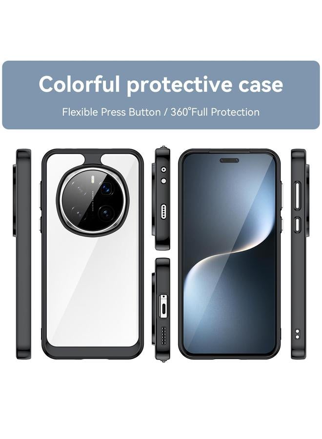 S-TOP Case For Honor Magic7 Pro Colorful Series Acrylic Hybrid TPU Phone Case - Image 2