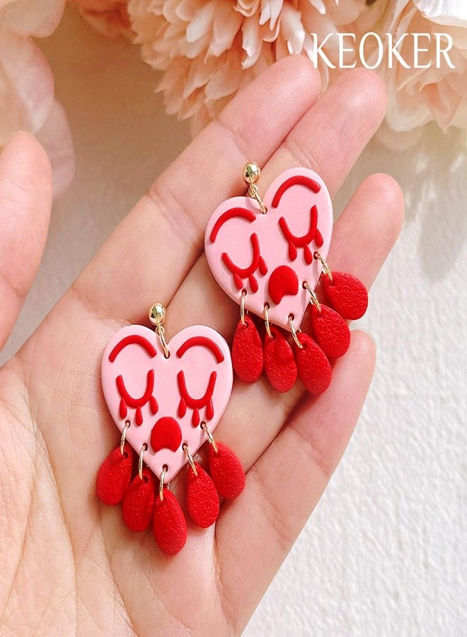 Keoker Heart Clay Cutter - Valentines Polymer Clay Cutters for Earrings Making, 7 Size Hearts - Image 5