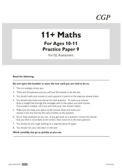 11+ GL Maths Practice Papers: Ages 10-11 - Pack 3 (with Parents' Guide & Online Edition)  - Image 2