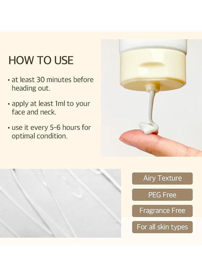 mixsoon Bean Sunscreen Broad Spectrum 50ml, SPF 50 Lightweight Airy Texture Sunscreen for Face, No White Cast and Non-Sticky Stocking Stuffers, Glass Skin Care - Image 5