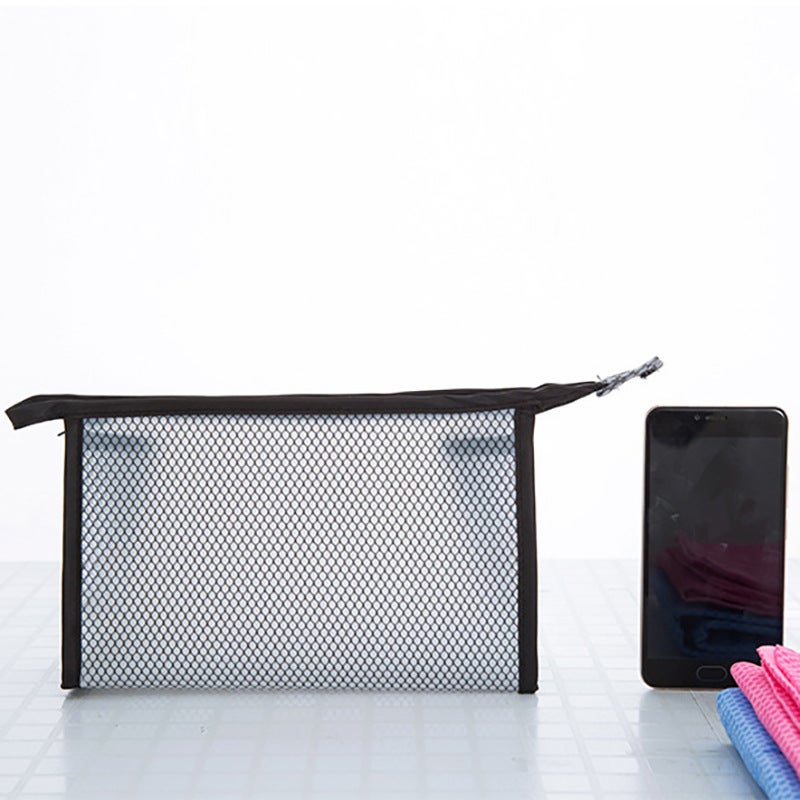 Travel Cosmetics Bag Portable Pvc Mesh Toiletry Bag Waterproof Transparent Cosmetic Bag Travel Cosmetics Cosmetics Bag - Image 5