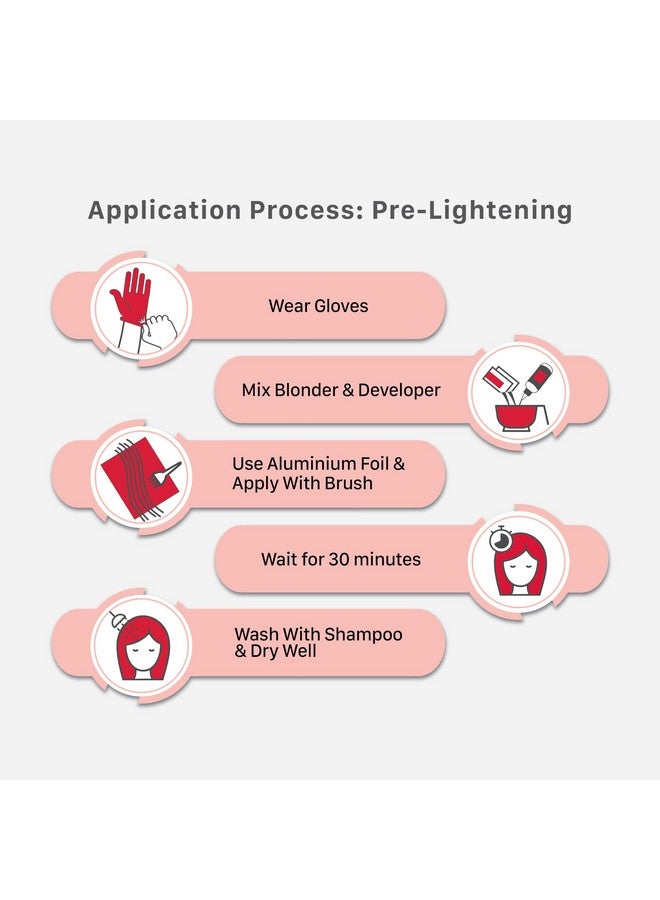 Streax Hair Colour Highlight Kit | Blonde Hair Colour, Soft Blonde - Pack Of 1 I Enriched With Walnut & Argan Oil I Hair Colour For Women | Rich, Vibrant, Easy To Use, Diy Application - Image 5