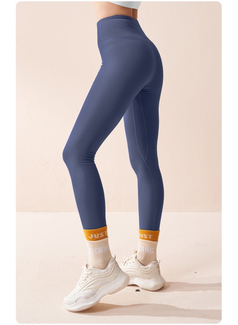 Autumn Winter High Waist Shark Leggings Women's Seamless Fleece Warm Leggings Thin Casual Slim Sports Fitness Leggings - Image 3