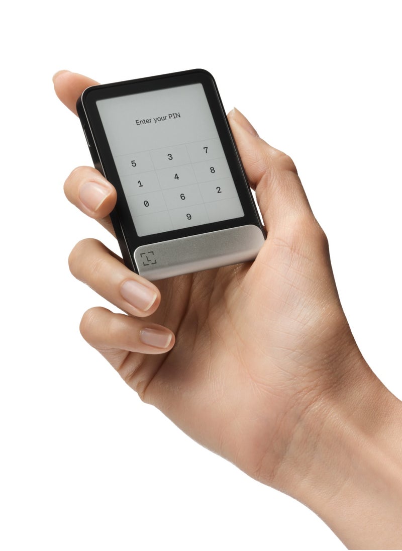 Ledger Flex Hardware Wallet | 2.84" TouchScreen Crypto & NFT Wallet, Customizable, Type-C, Bluetooth Connectivity, Wireless Charging, 5000+ Coins Supported, for iOS & Android, MacOS & Windows - Black  - Image 5