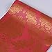 Yifely SimpleLife4U Red Golden Damask Self-Adhesive Shelf Drawer Liner PVC Contact Paper 45x300cm - Image 2
