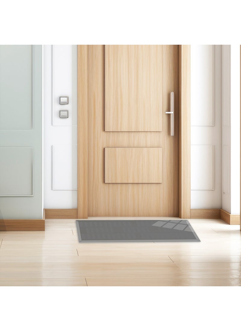 DECORITA - Glass Door Mat | Non-Slip Glass Mat | Smoked Glass | - Image 1