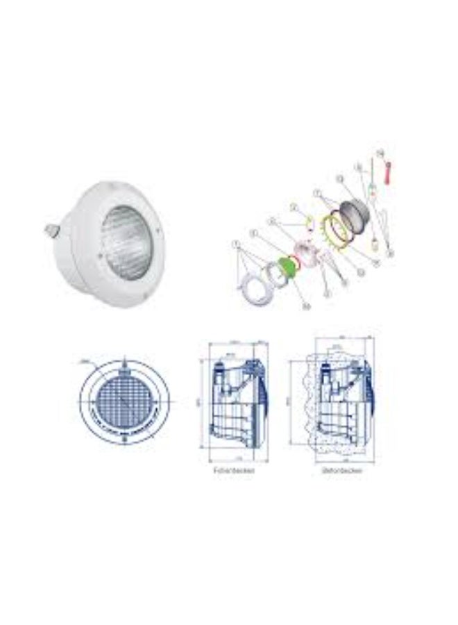 استرال پوول مصباح حمام سباحة 300 واط، 12 فولت من أسترال بول - Image 1