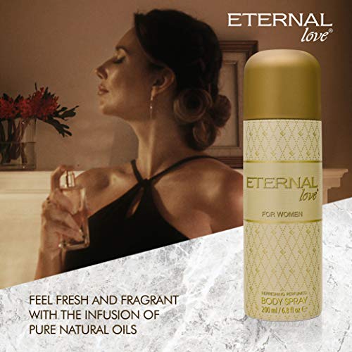 Eternal Love - Body Spray for Women | Long-Lasting | Fresh & Enchanting Signature | Travel-Friendly Grooming Essential | Peach, Mandarin, & Amber Fragrance | All-Day Freshness | 200ml - Image 5